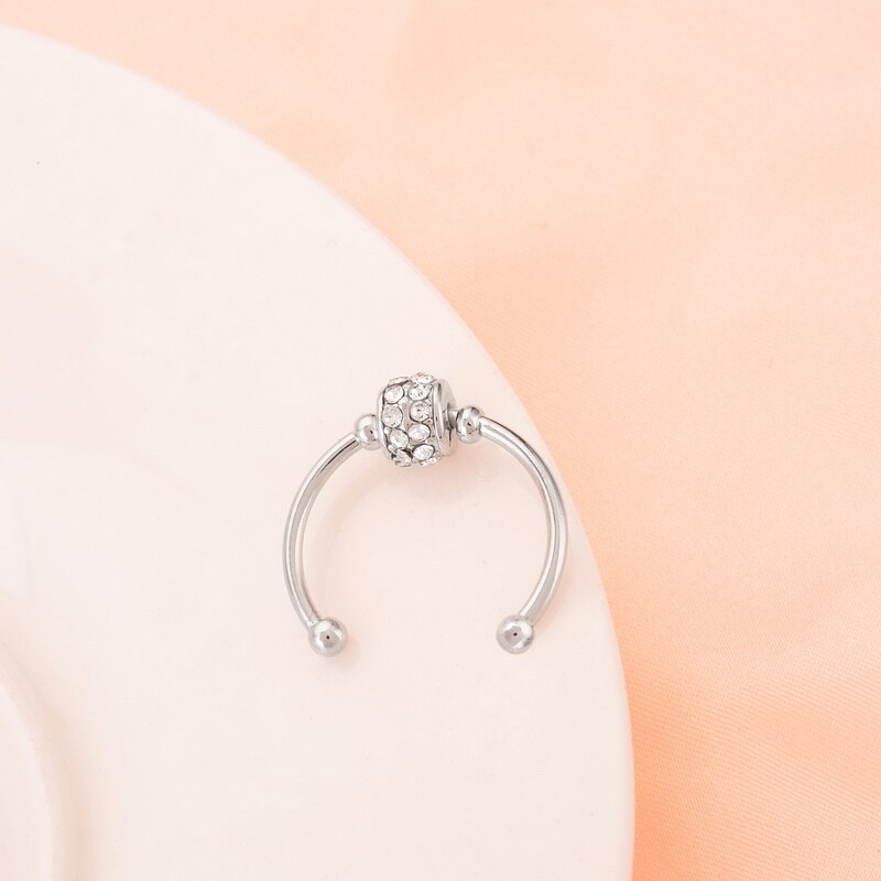 Bague d'anxiété ajustable pour femme