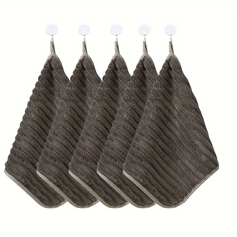5PCS Set of Super Absorbent Hand Towels