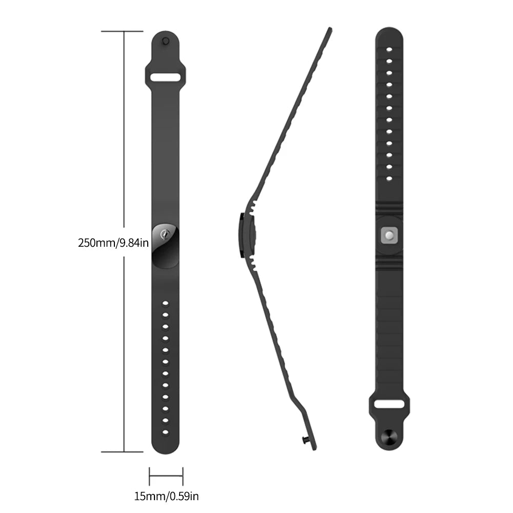 Bracelet antistatique en silicone réglable — étanche, confort quotidien