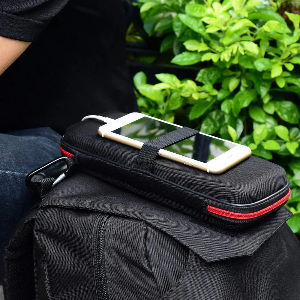 Battery + Phone + Cable Carrying Pouch