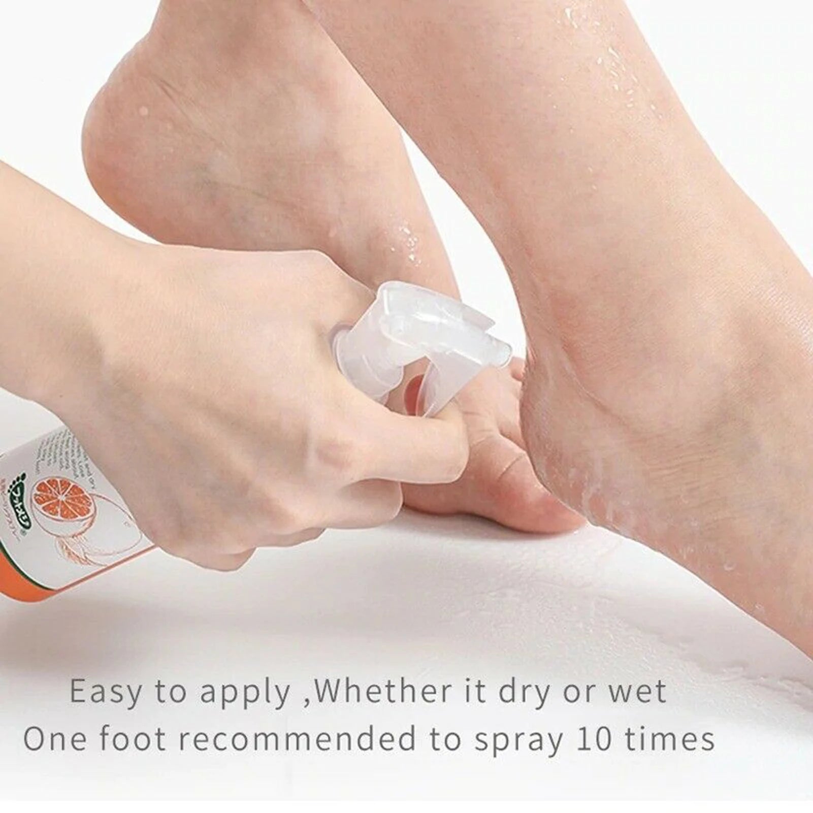 Spray Exfoliant pour Pieds à l'huile d'Orange