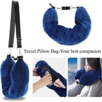 3PCS Travel Illusion Pillow to Fill - FREE Headband + Earplugs
