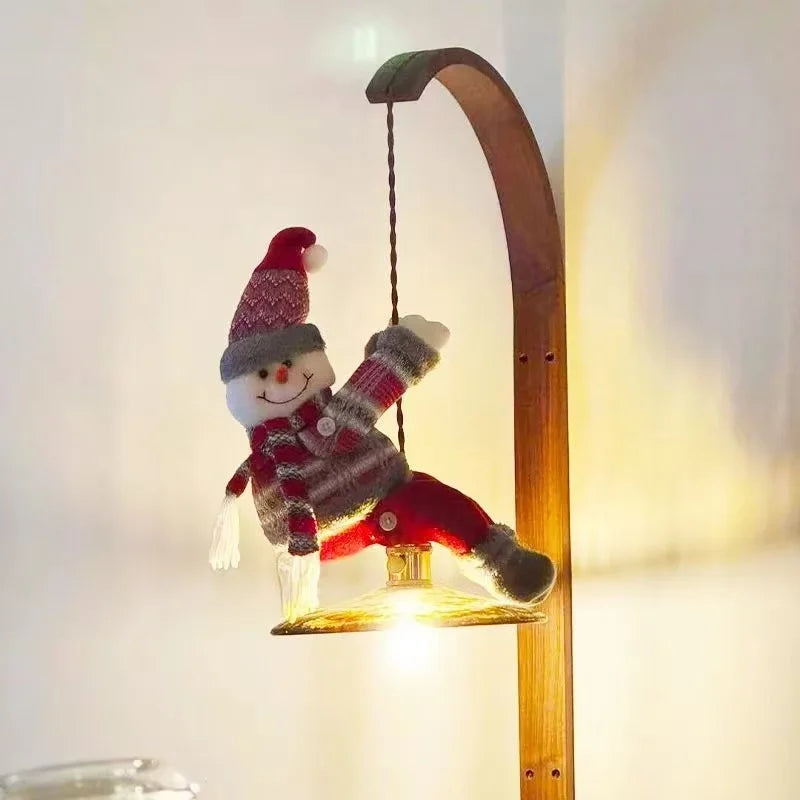 Décoration Peluche de Noël à Accrocher aux Rideaux & Supension