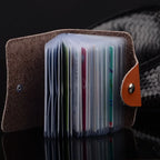 Porte Cartes Elégant en Cuir PU