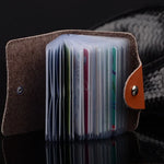 Porte Cartes Elégant en Cuir PU