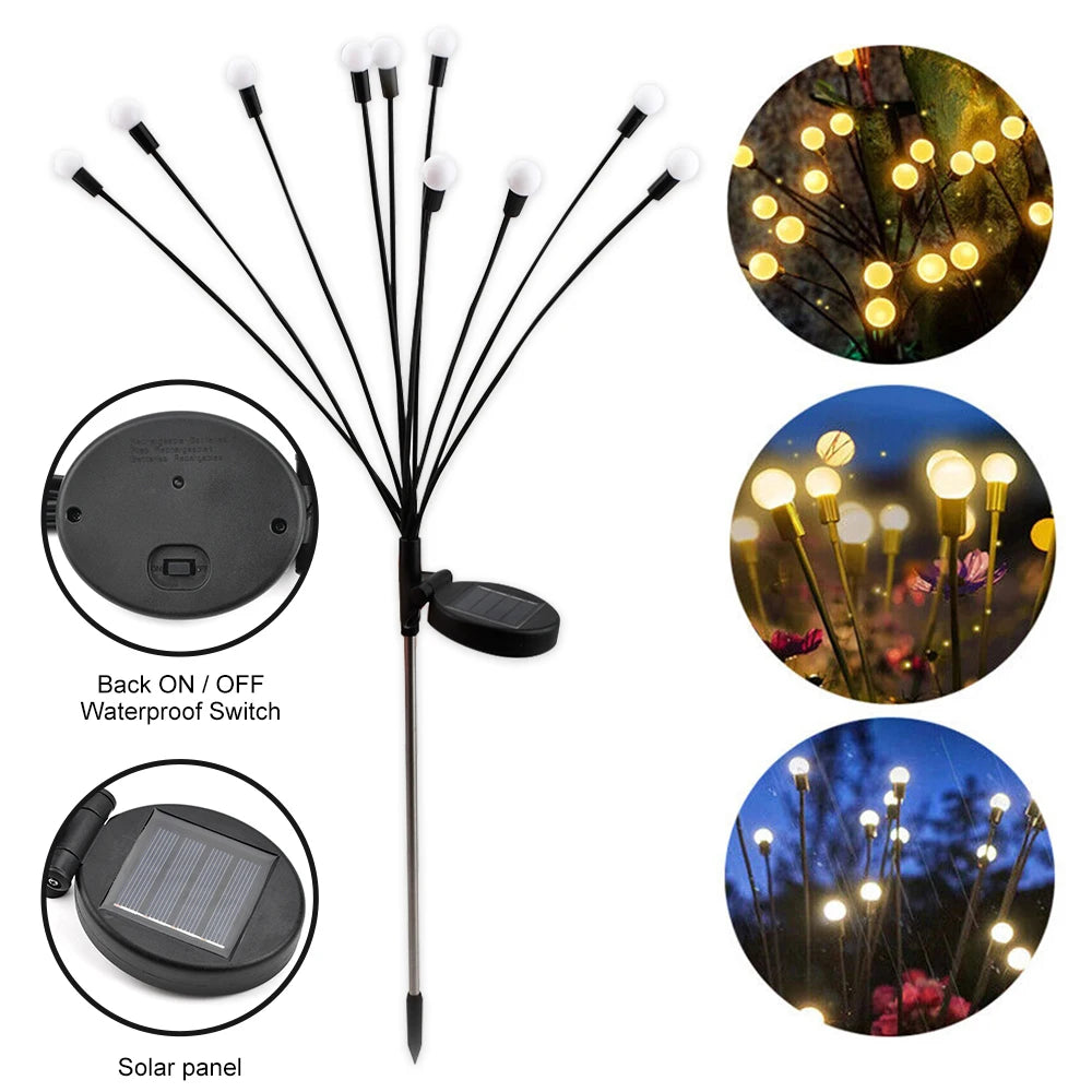 Solar Fairy Firefly Lamp