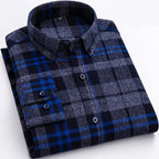 Chemise en Coton à Carreaux