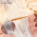 Pack of 3 High Waisted Ice Silk Briefs - Ribbed Edges & Bow
