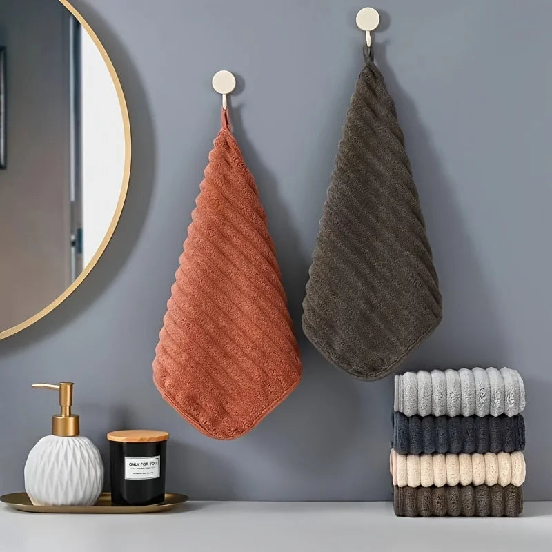 Ensemble 5PCS de Serviettes à Main Super Absorbantes