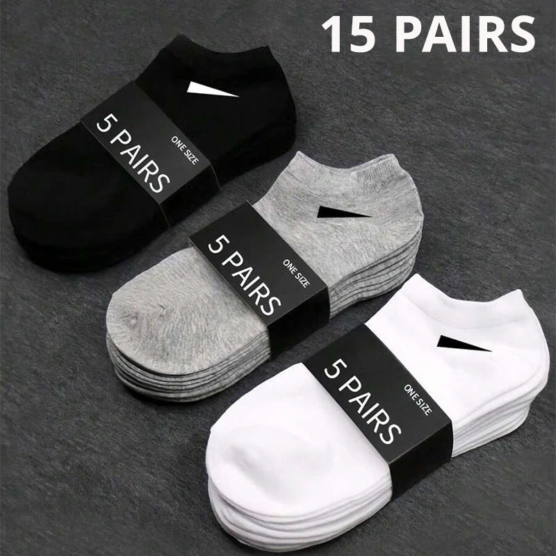 Pack 20 Pairs of Men's/Women's Socks – Absorbent & Comfortable