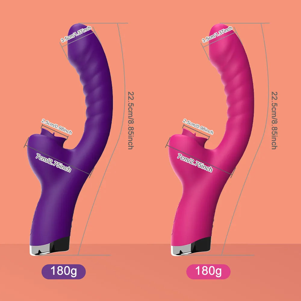 CANDY LUSH - 2-in-1 Vibrator - 20 Modes of Intense Pleasure