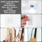 Trace-Free Waterproof Wall Mounts - Pack of 20