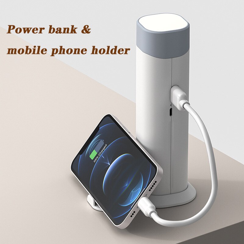 3-in-1 Flashlight - Desk Lamp and Power Bank