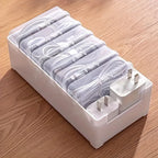 Boîte de Rangement pour Câbles de Chargement