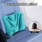 Coussin Gonflable de Soutien Lombaire Portable - Idéal pour Voyage et Détente