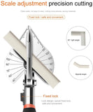 Ciseaux biseautés multi-angles de 45 à 135° - 10 Lames OFFERTES