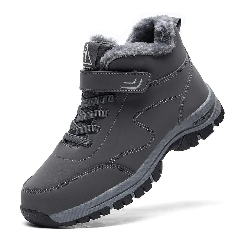 Unisex Lined Boots - Adjustable Velcro