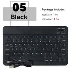 Clavier Bluetooth Sans Fil Rechargeable – Compatible Android, iOS et Windows + Souris Sans Fil OFFERTE
