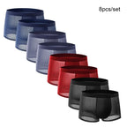 Set of 8 Breathable Stylish Boxers