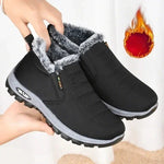 Chaussures fourrées d’hiver pour homme et femme anti dérapantes