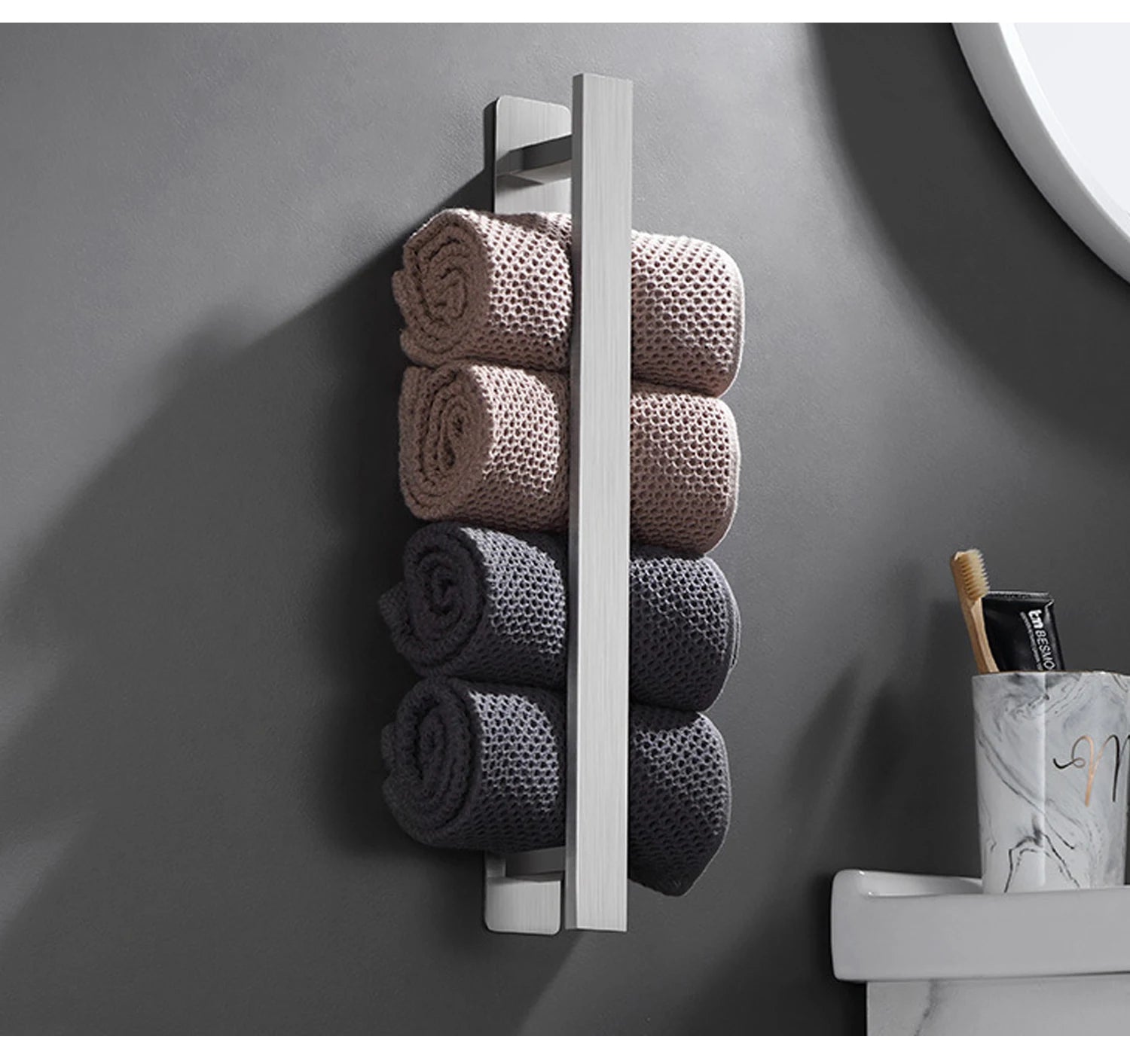 Self-Adhesive Towel Rack - 40cm