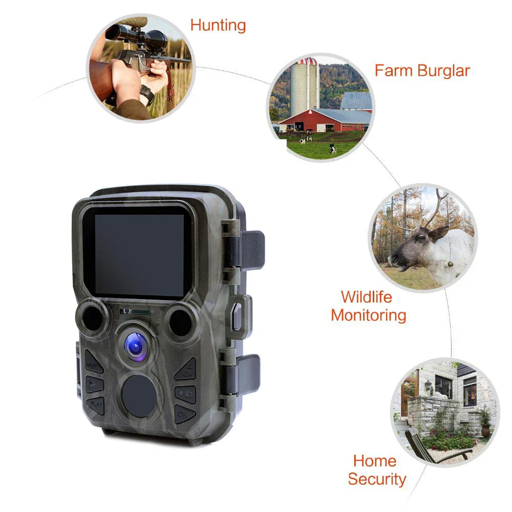 Mini Hunting Camera Night Vision 12 Megapixels