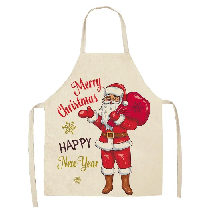 Tablier de Cuisine à Motif de Noël