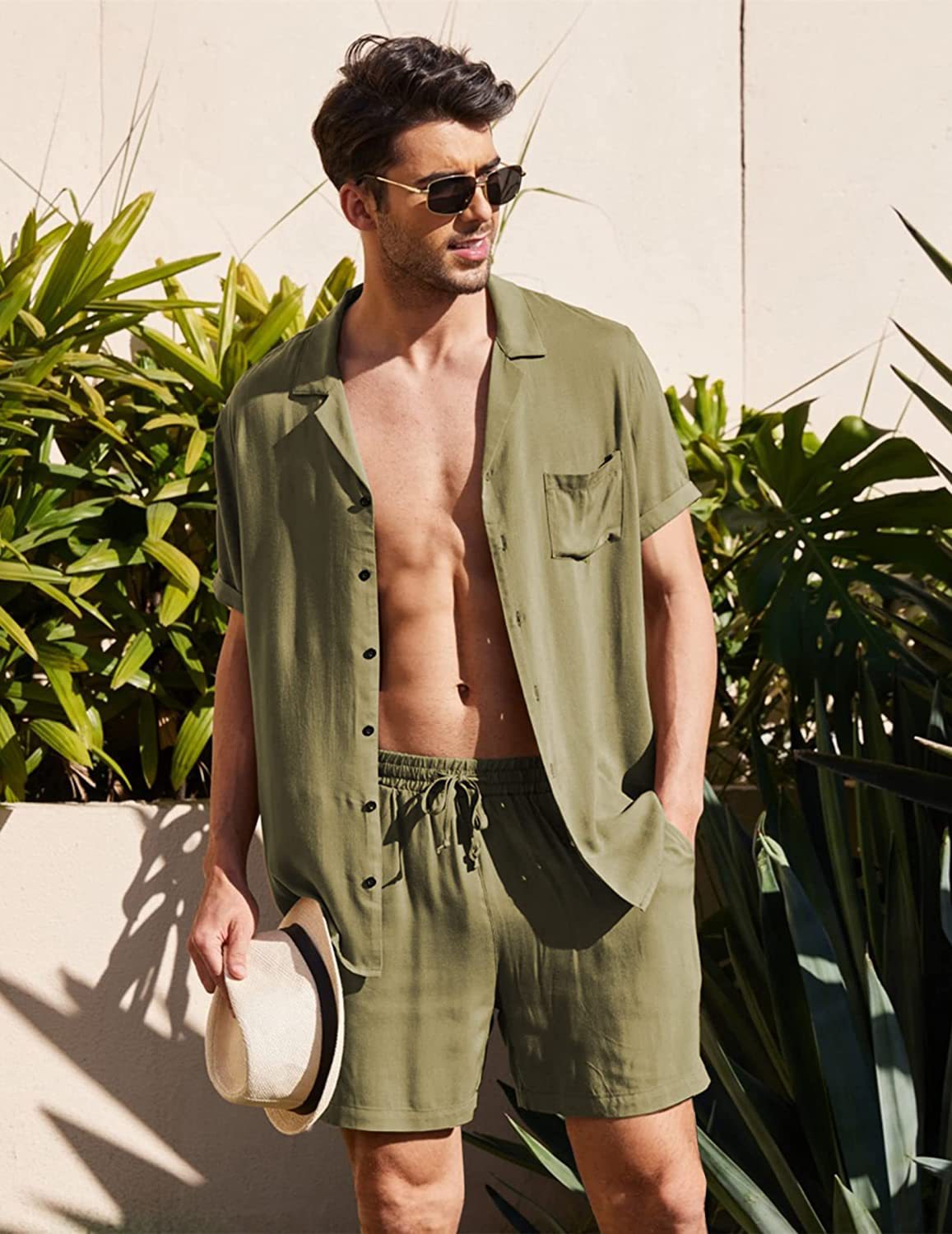 Ben - Men's 2-piece linen set