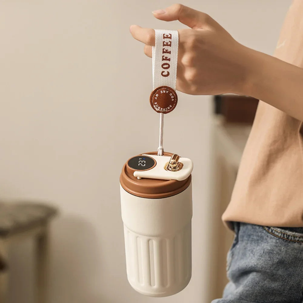 Thermos portable en acier inoxydable 450 - Affichage intelligent de température