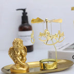 Rotating Metal Candle Holder - Magical Effect