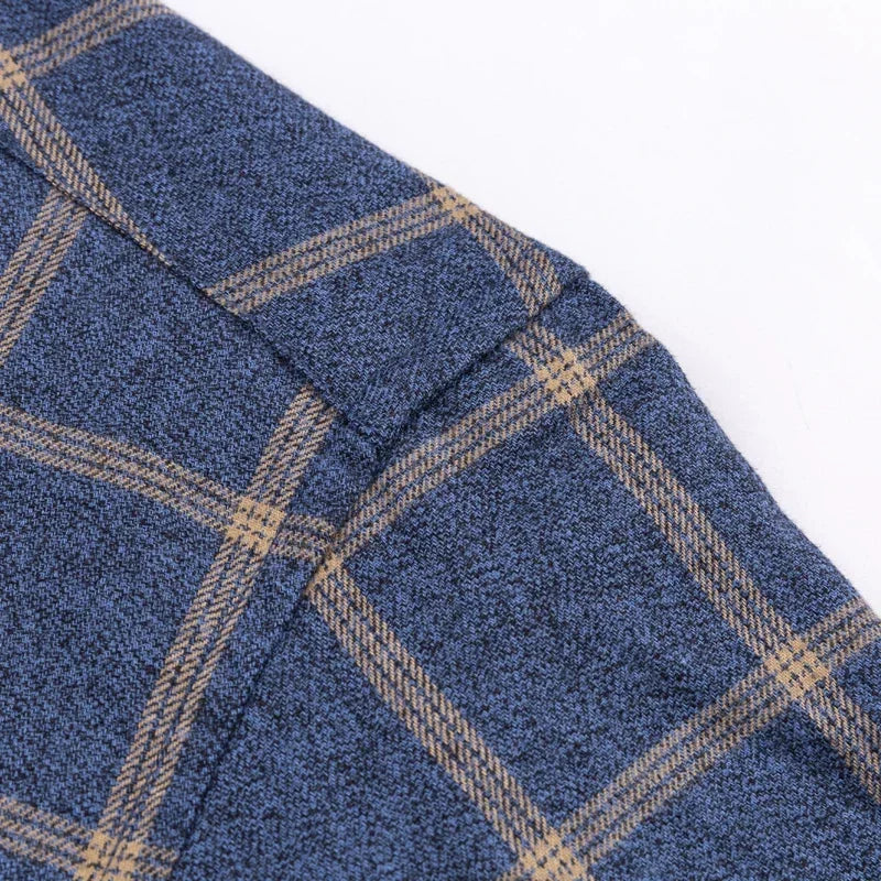 Chemise en Coton à Carreaux