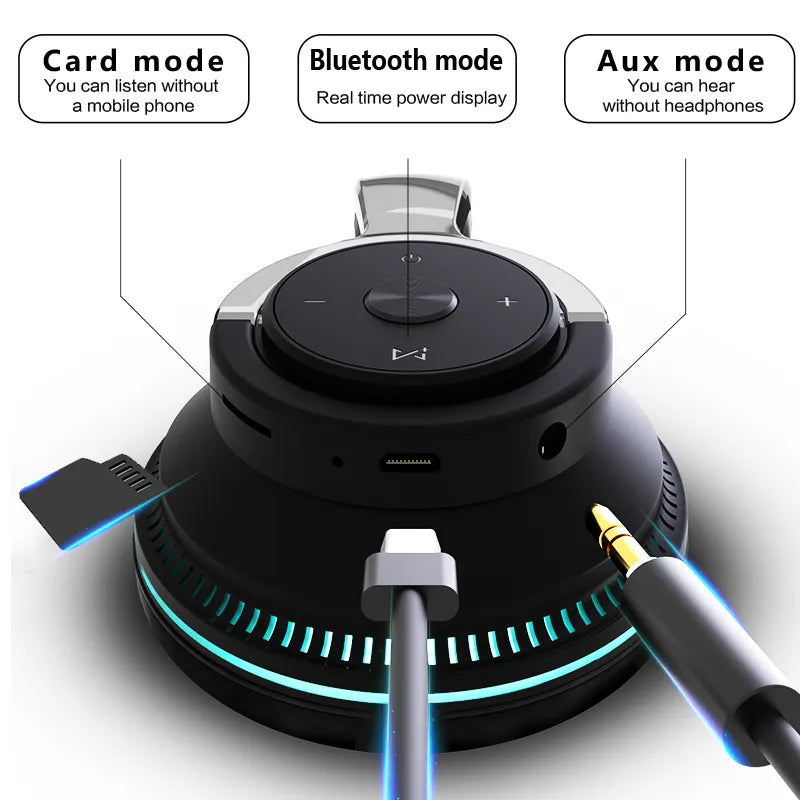Wireless Headphones for TV and Computer with USB Adapter - SUPER BASS