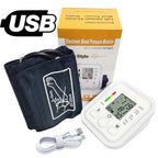 Easy-to-use blood pressure monitor with LCD display