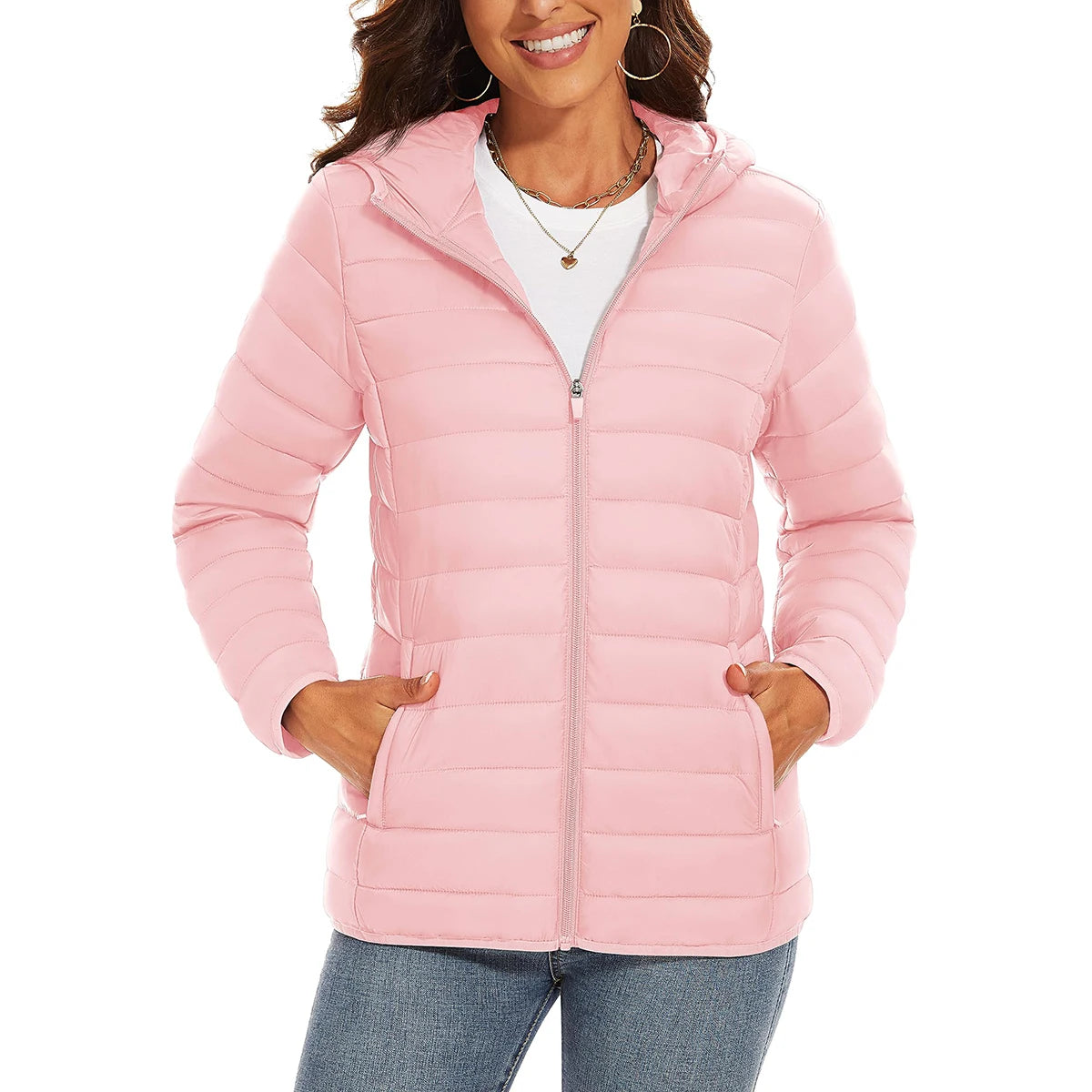 Women's Warm Waterproof Down Jacket - Winter Hiking