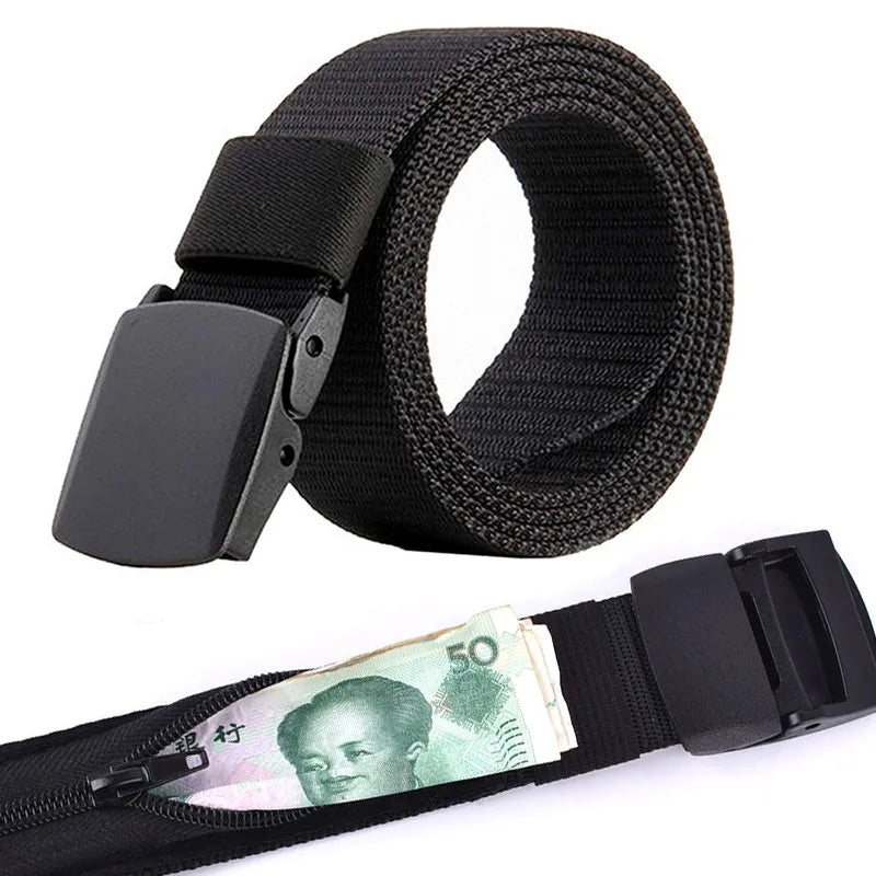 Anti-theft Belt with Secret Wallet