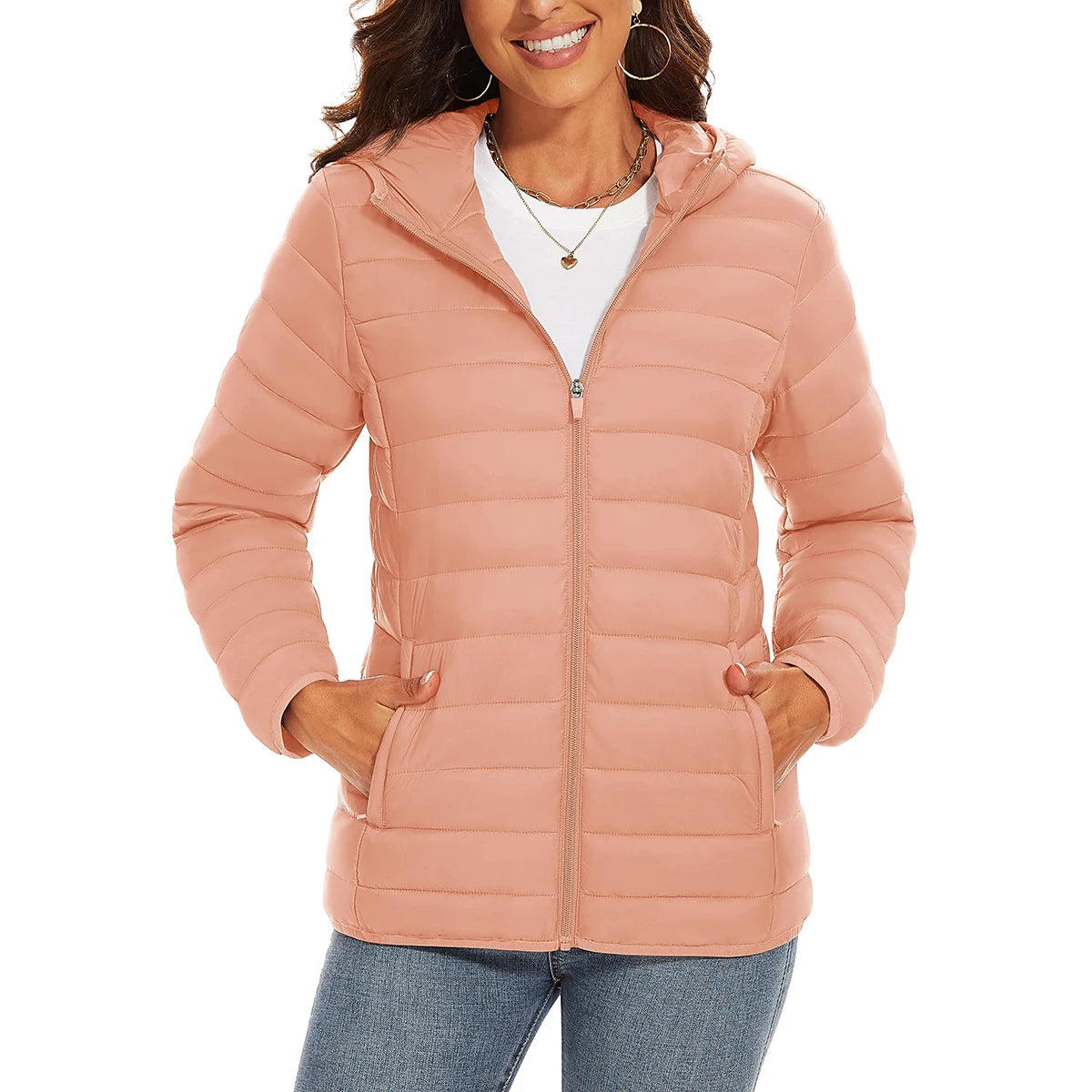 Women's Warm Waterproof Down Jacket - Winter Hiking