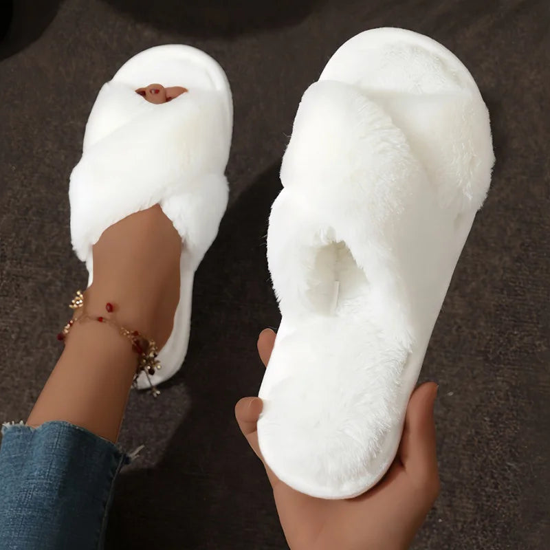 Women's Faux Fur Slippers