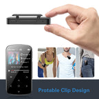 Mini Multifunction MP3 Player - FM Radio, Voice Recorder, Pedometer + SD Card + Earphones