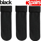 Lot de 3 Chaussettes Doublées Velours - Confort et Chaleur