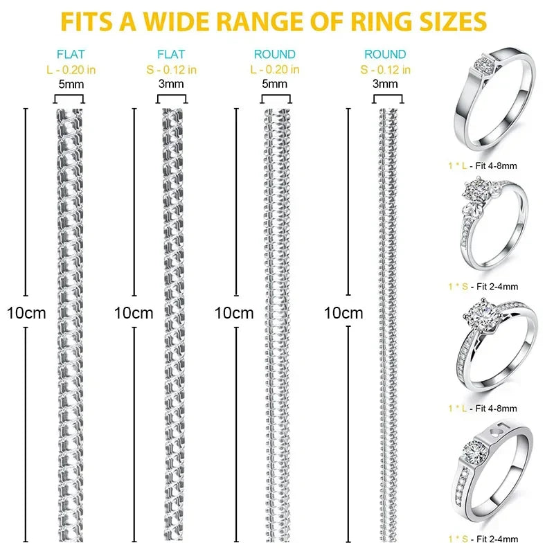 8PCS Silicone Ring Size Adjuster
