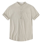 Chemise en Lin Col Mao