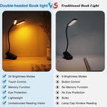 Lampe de Lecture Clip Double Tête