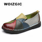 Women's Multicolored Summer Cowhide Loafers