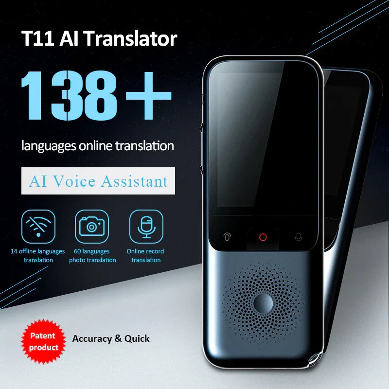 Portable Smart Audio Translator - 138 Languages