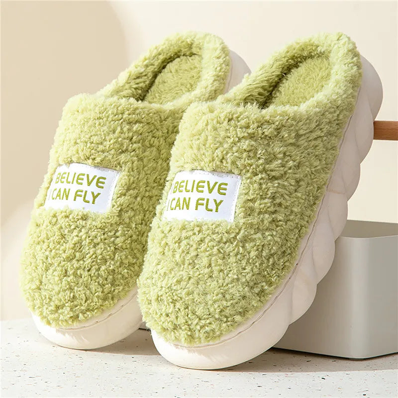 Thick and ULTRA plush slippers