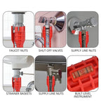 14-in-1 Pipe Wrench Kit - Sink Installation