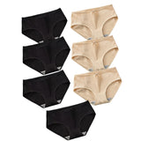 Lot de 7 Culottes en Coton Côtelée à Petit Noeud
