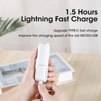 Mini ventilateur portable mignon avec batterie de charge USB