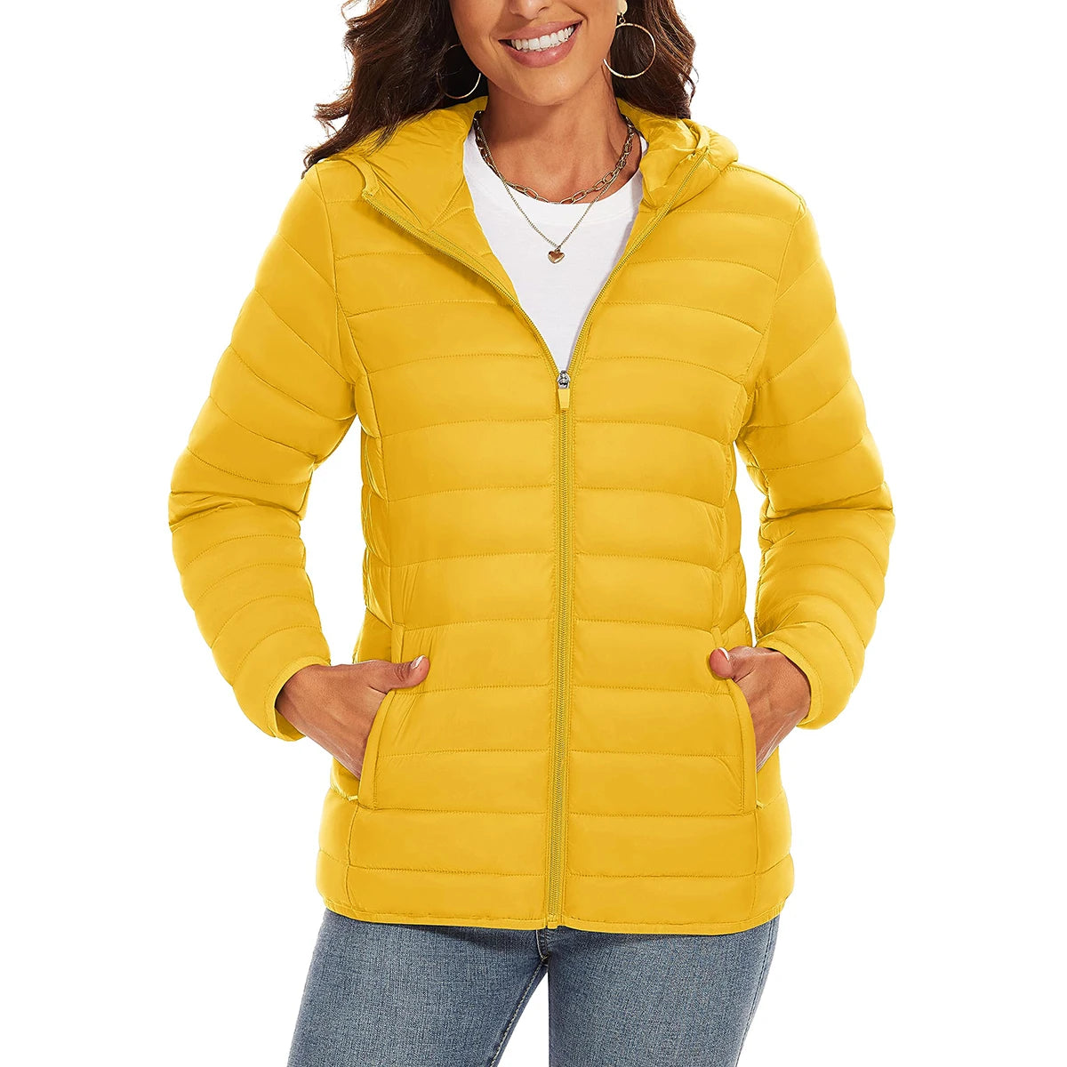 Women's Warm Waterproof Down Jacket - Winter Hiking
