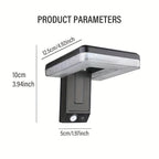 2-Pack 120° LED Solar Motion Sensor Wall Lights